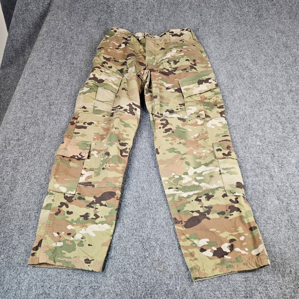 US Military OCP Multicam Cargo Pants Small Short Ripstop Tactical Trousers Camo